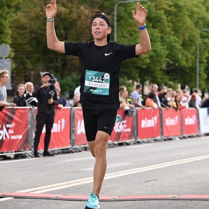 Rīgas Maratona 10km distances finišā!