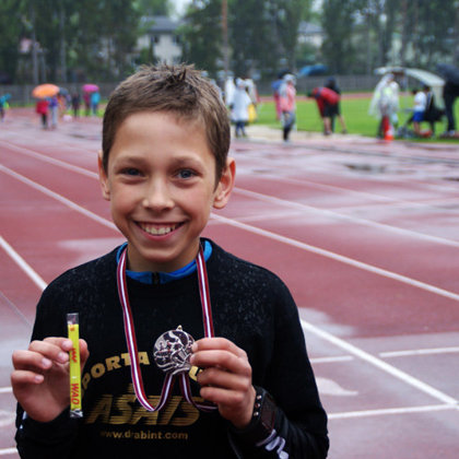 Otrā vieta 1000m, Valmieras spēlēs'2015