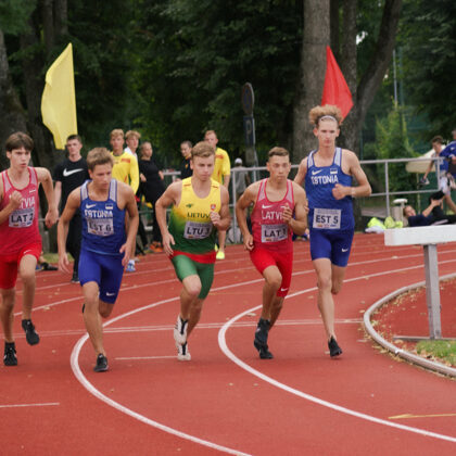 Baltijas U18 čempionāts 2021. Starts 1500m!