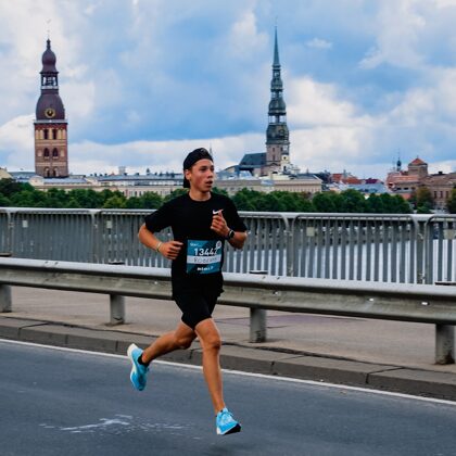 10km distancē Rīgas Maratonā