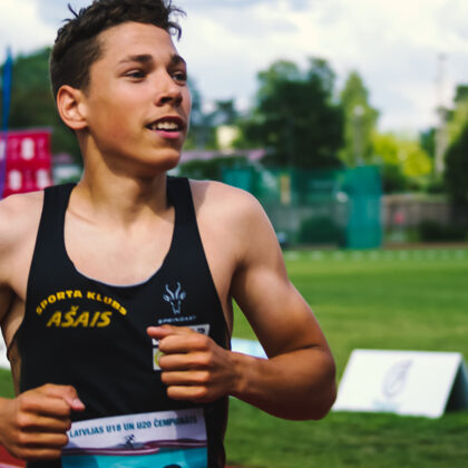 Latvijas U18 čempions 800m' 2021