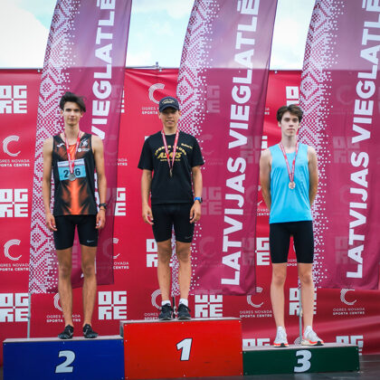 Latvijas U18 čempions 800m' 2021