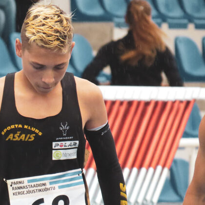 Pērnavā izskriets jauns PB 800m - 2:04,46!