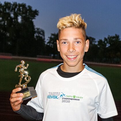 Tartu izskriets 1500m  jauna PB ātrumā - 4:15,55