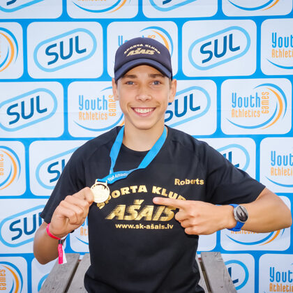 Youth Athletics Games 2021, Somija. 800m zelts!