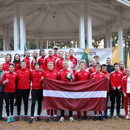 Roberts - Baltijas krosa čempionātā 2021. Komanda