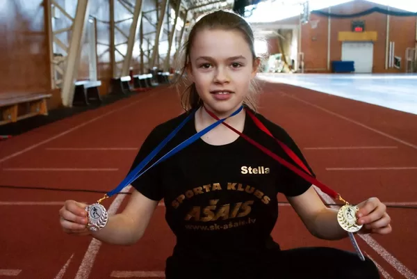 Stella Paltiņa U12 sacensībās Limbažu OC