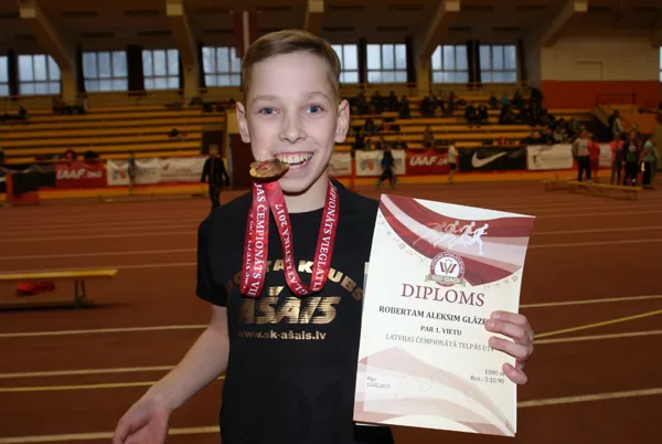 Latvijas U14 čempions 1000m!