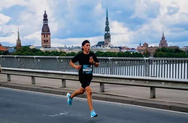 10km distancē Rīgas Maratonā