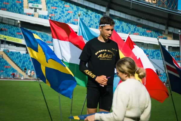Världsungdomsspelen, Zviedrija. Bronza 800m