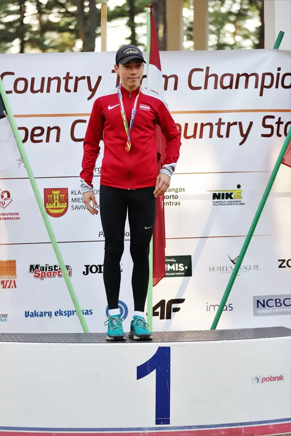 Robertam uzvara Baltijas U18 krosa čempionātā