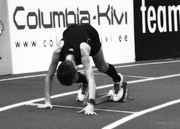 Uz starta 200m sprintā Tartu