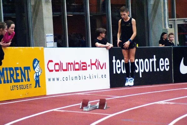 Uz starta 200m sprintā Tartu