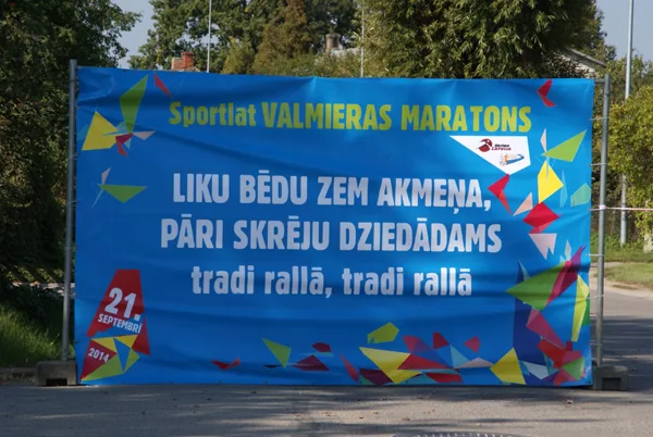 Rihards Serģis Valmieras maratona satelītā 2014