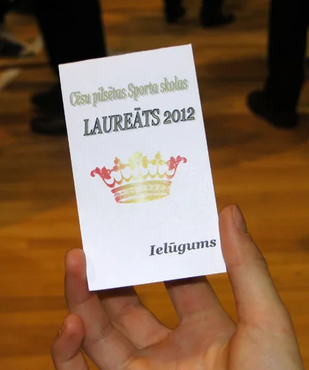 Cēsu pilsētas Sporta skolas laureāts 2012