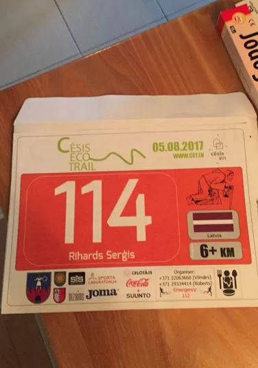 Cēsu Eco Trail 2017 - Rihards Serģis uzvar 6km distancē!
